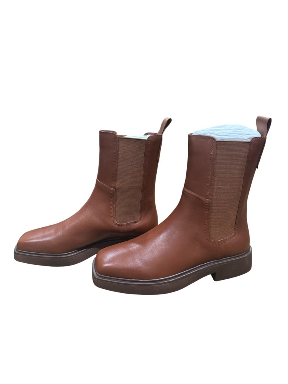 Steve Madden Watson Cognac Boots - Picture 3 of 5